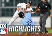 Rays vs. Astros Highlights