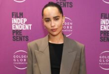 Zoë Kravitz wore the same baggy jeans and court shoes outfit twice this week