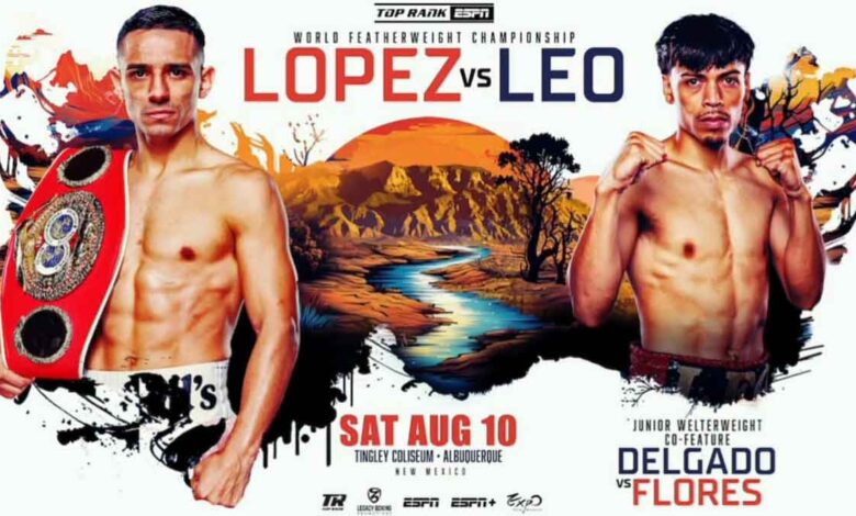 Luis Alberto Lopez Vargas vs Angelo Leo full fight video poster 2024-08-10