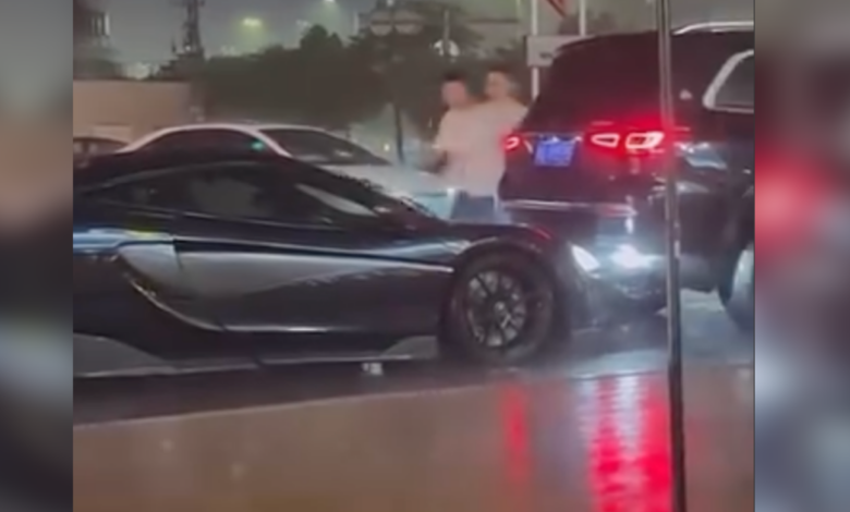 Put it in park! Driverless McLaren repeatedly rear-ends Maybach