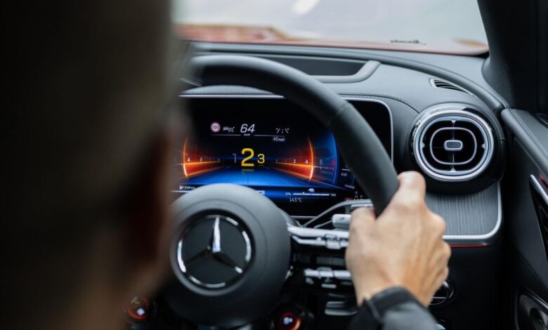 The only way to safely hold a car steering wheel