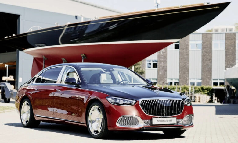 Mercedes-Maybach S 680 celebrates a yacht and Robbe & Berking turns 150