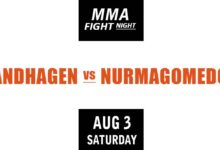 Cory Sandhagen vs Umar Nurmagomedov full fight video UFC on ABC 7 poster by ATBF