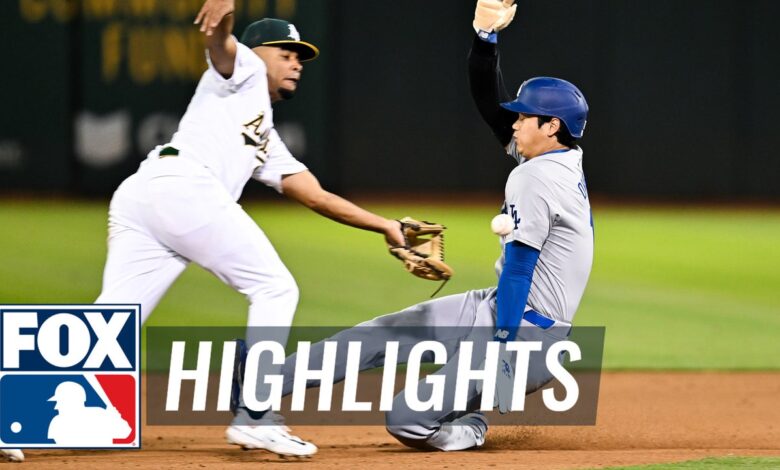 Dodgers vs. Athletics Highlights