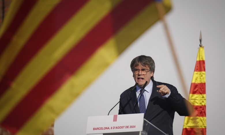 Former Catalan Leader Carles Puigdemont Returns to Spain — and Disappears Again : NPR