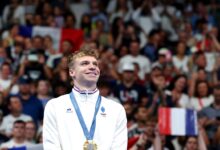 France's Léon Marchand Dominates Paris Olympic Group: NPR