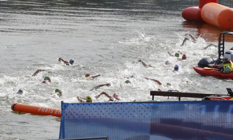 Belgian Olympian falls ill after swimming in Seine: NPR