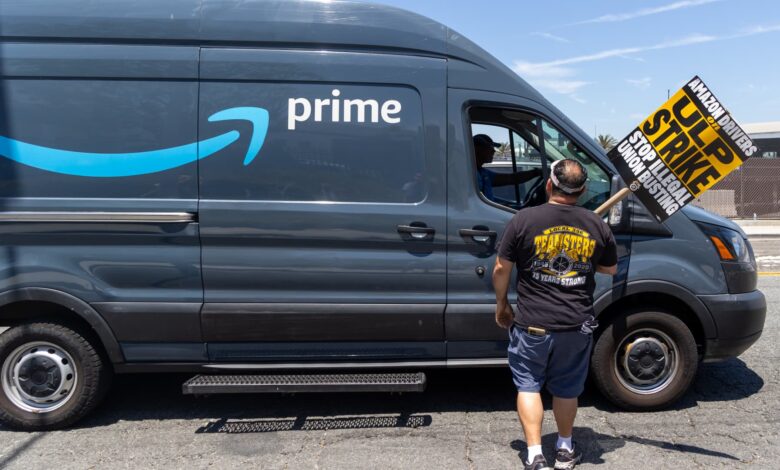 Amazon is a 'joint employer' of some delivery drivers, NLRB says