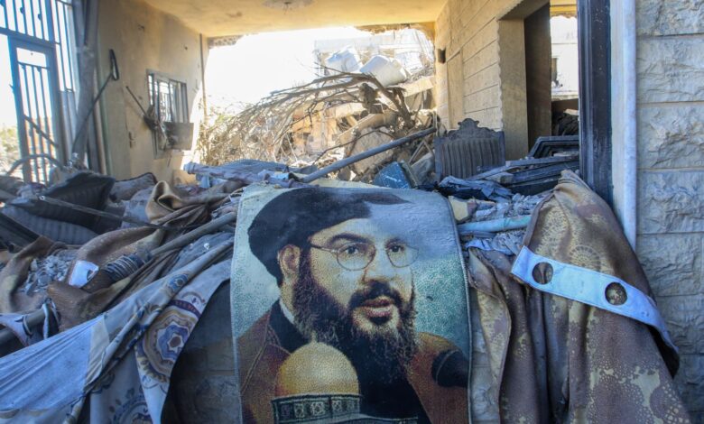 The Israeli military said Hezbollah leader Hassan Nasrallah was killed in the attack