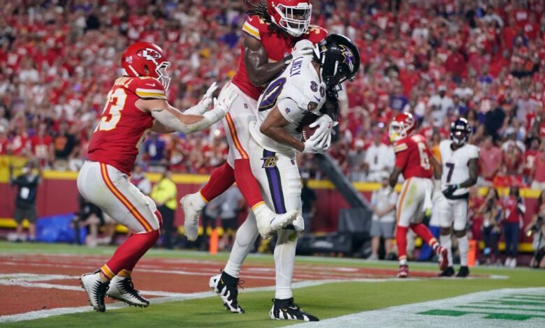 Ravens' comeback falls short against Chiefs