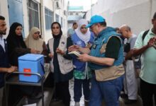 Gaza: 160,000 more children vaccinated against polio in southern Gaza