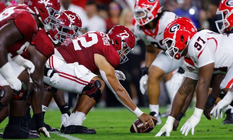 Alabama passes Texas for No. 1 spot in AP Top 25; Georgia rose to 5th place