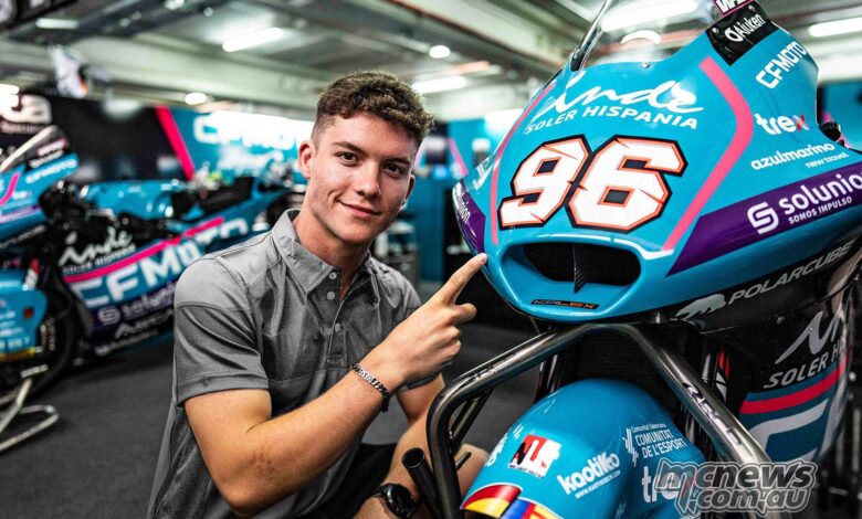 Dani Holgado moves up to Moto2 with CFMOTO Aspar team