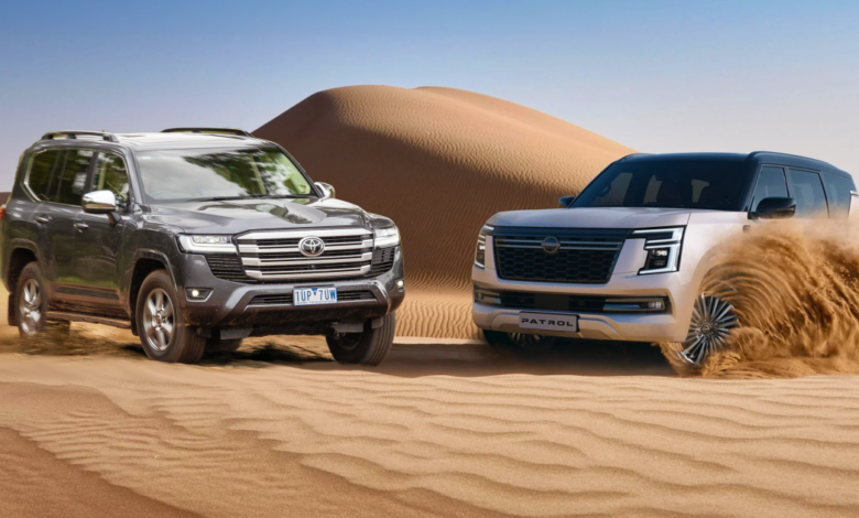 2025 Nissan Patrol vs Toyota LandCruiser 300 Series comparison