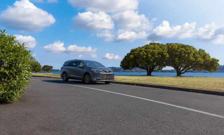 The 2025 Toyota Sienna hybrid minivan is loaded with safety technology.