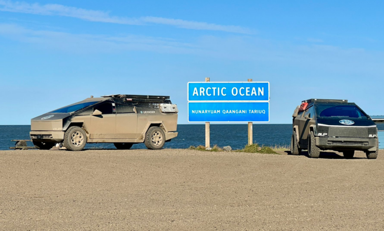 Tesla Cybertrucks Complete 5,500-Mile Trip to the Arctic Coast