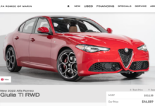 This Alfa Romeo dealership only has six new cars and four of them are used models