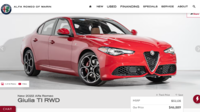 This Alfa Romeo dealership only has six new cars and four of them are used models