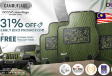 Enjoy 31% off Dodo Mat Camouflage car mats and get a Dodo Limited vacuum now until September 16!