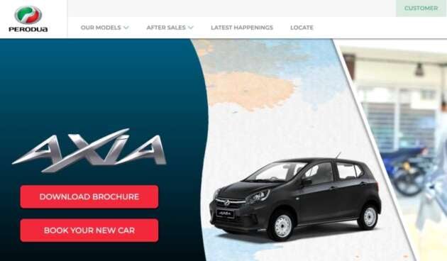 Perodua Online Booking kini live — tempah Axia, Bezza, Myvi, Ativa dll; pilih warna, GearUp; RM100