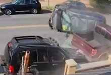 Good Samaritan flips truck over only to have wine bottles roll off the truck