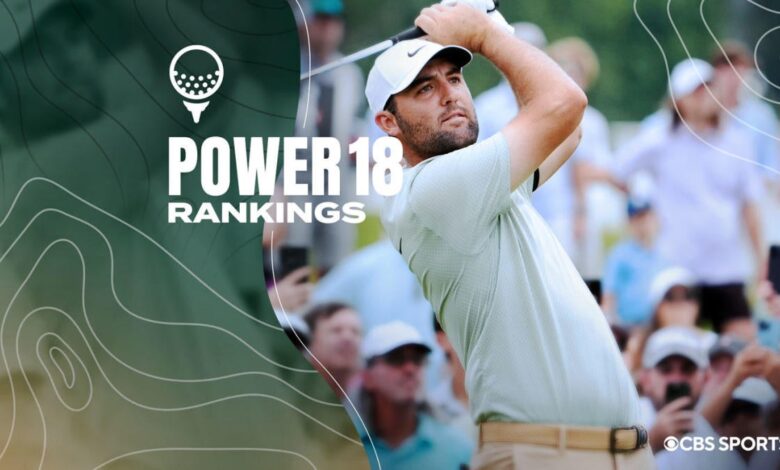 Power 18 golf rankings: Scottie Scheffler leads at No. 1, Rory McIlroy drops by end of 2024