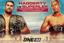 Jonathan Haggerty vs Superlek Kiatmuu9 full fight video ONE 168 poster