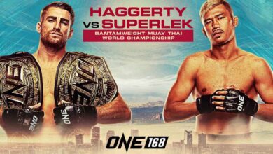 Jonathan Haggerty vs Superlek Kiatmuu9 full fight video ONE 168 poster