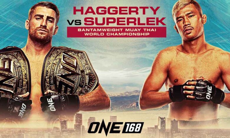 Jonathan Haggerty vs Superlek Kiatmuu9 full fight video ONE 168 poster