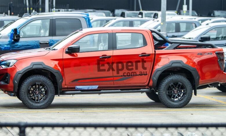 Isuzu D-Max Blade: More powerful pickup truck modified by Australia discovered