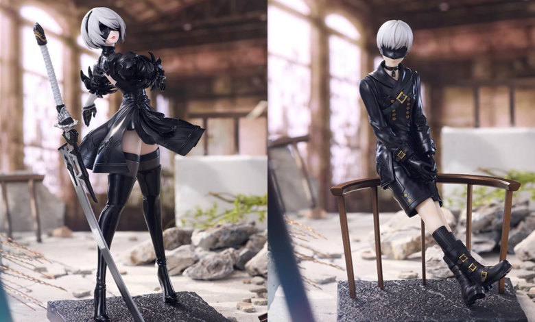 NieR Automata 2B and 9S FuRyu Figures Appear in 2025