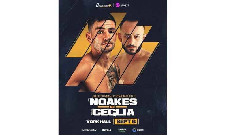 Sam Noakes vs Gianluca Ceglia full fight video poster 2024-09-06