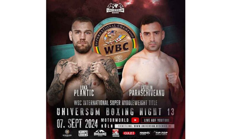 Luka Plantic vs Catalin Paraschiveanu full fight video poster 2024-09-07